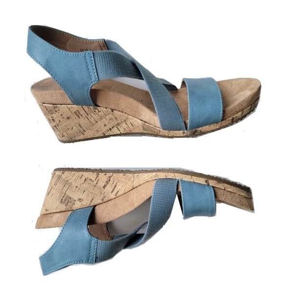 Life Stride Mexico Wedge Slingback Sandal (Sz 7M) - Picture 1 of 6
